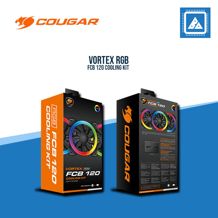 COUGAR 3PCS 120MM FCB RGB FANS | BACKLIGHT CORE BOX COUGAR 3PCS 120MM FCB RGB FANS | BACKLIGHT CORE BOX